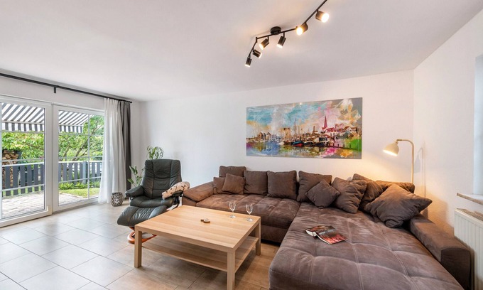 Gro Kussewitz Apartamento | Apartamento 'Ferienwohnung An Der Haferkoppel' con terraza privada y Wi-Fi