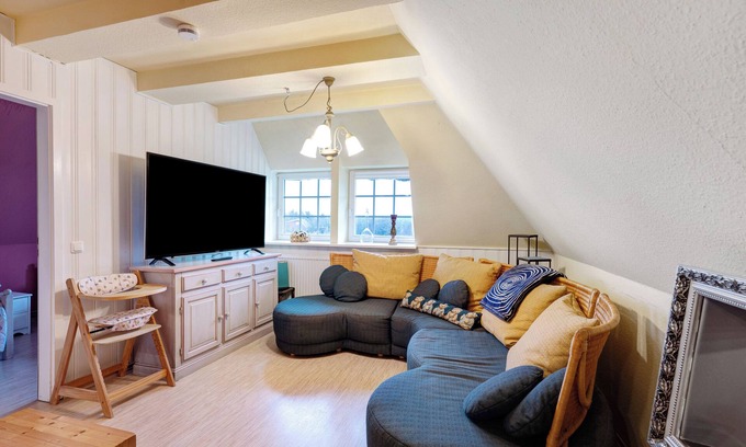 Dagebuell Apartamento | Apartamento 'Ferienwohnung Föhr' con terraza compartida, jardín compartido y Wi-Fi