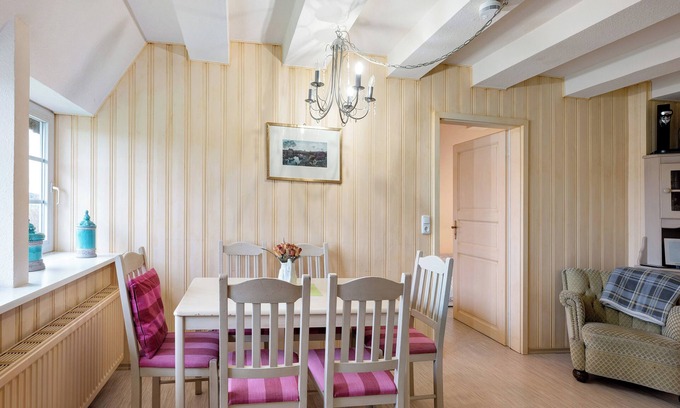 Dagebuell Apartamento | Apartamento 'Ferienwohnung Amrum' con terraza compartida, jardín compartido y Wi-Fi