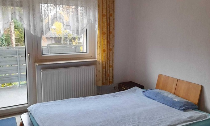 Bad Nauheim Apartamento | Apartamento 'Fewowellnesspalast' con balcón y Wi-Fi