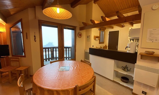Cohennoz Apartamento | Apartamento 4 pers, cerca de pistas y comercios, Crest-Voland