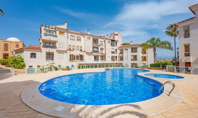 El Albir Apartamento | Apartamento FR D233 Albir con piscina, Wi-Fi y aire acondicionado
