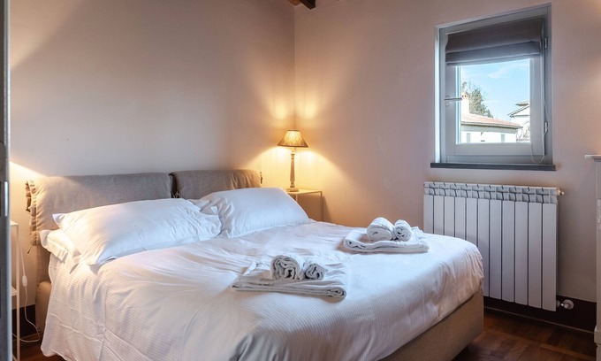 Cortona Apartamento | Apartamento 'Frantoio 2 Classic' con piscina compartida, Wi-Fi y aire acondicionado