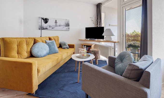 Region Hannover District Apartamento | Apartamento 'Fräulein Frida - Steinhude' con balcón y Wi-Fi