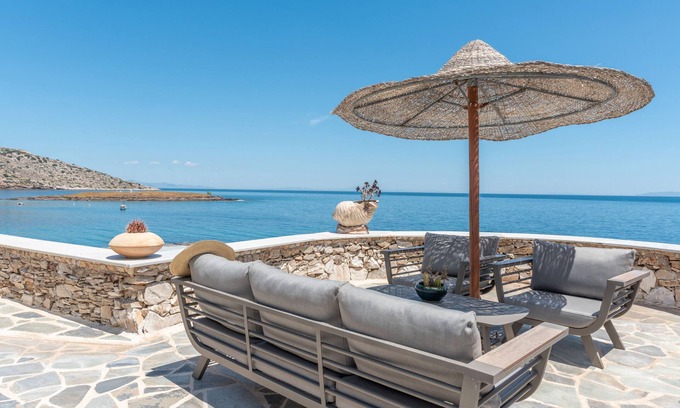 Ormos Agiou Ioannou Apartamento | Apartamento 'Gabriela' con balcón, Wi-Fi y aire acondicionado