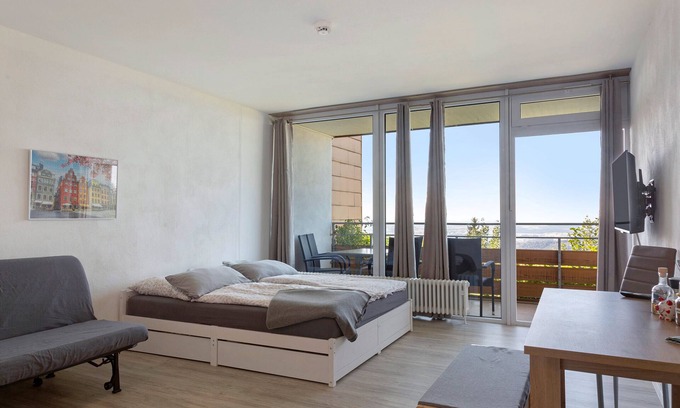 Geyersberg Apartamento | Apartamento 'Geyersberg con Vista' con Jardín Compartido y Balcón