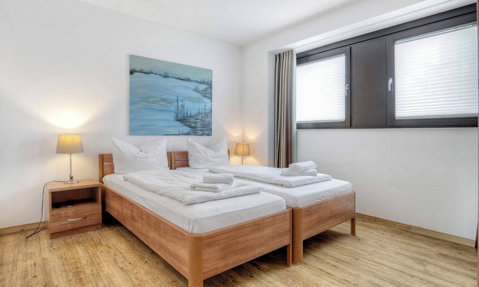 Wettringen Apartamento | Apartamento 'Göckes Haus Und Garten Lavendelbeet' con terraza privada, jardín compartido y Wi-Fi