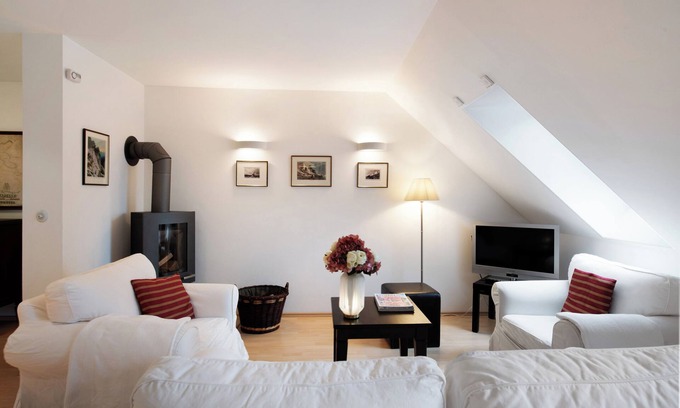 Gingst Apartamento | Apartamento 'Gut Rattelvitz - Galerie Ost' con vistas al mar, terraza privada y Wi-Fi