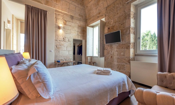 Lecce Historic Center Apartamento | Apartamento En Un Hotel 'Lu Leccio - City View 5' Con Terraza Compartida, Wi-Fi Y Aire Acondicionado