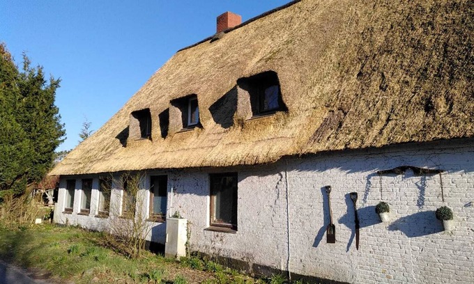 Oldersbek Apartamento | Apartment in a thatched house - 10 minutes to the North Sea