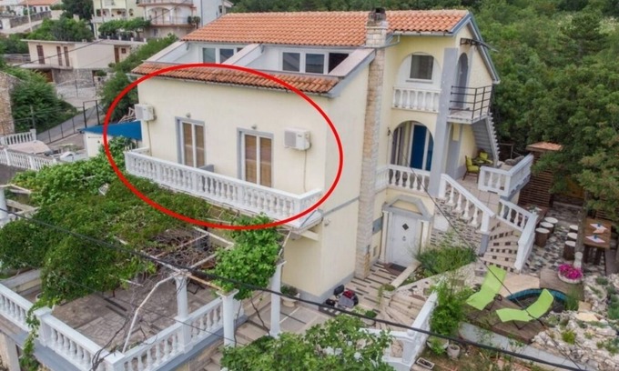 Klanfari Apartamento | Apartamento en Crikvenica con Seaview, Terraza, Acondicionador, WIFI (4628-56)