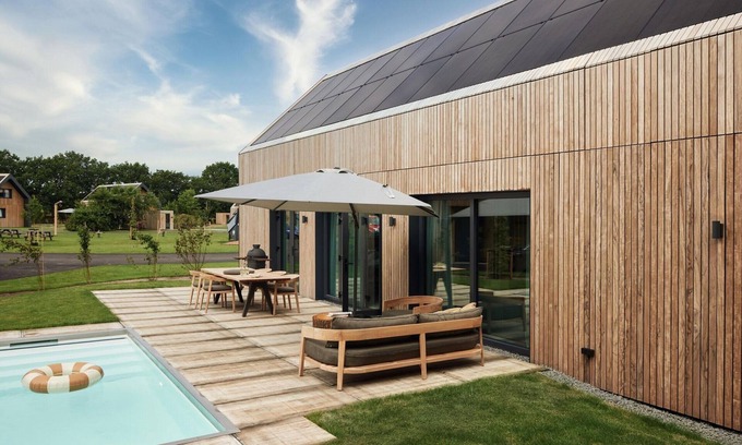 Appelscha Casa | Holiday Home With Sauna and Private Pool