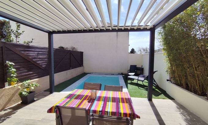 Saint-Jean-de-Vedas Apartamento | Apartamento en un enólogo de construcción cerca de Montpellier, playas, Arria