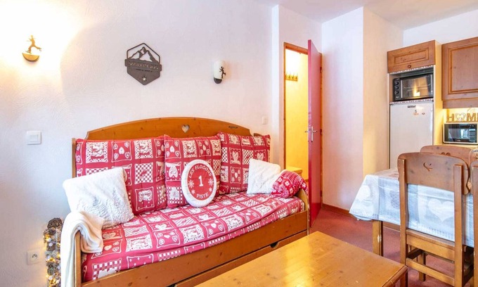 Valfrejus Apartamento | Apartamento en Francia con vistas a la pista