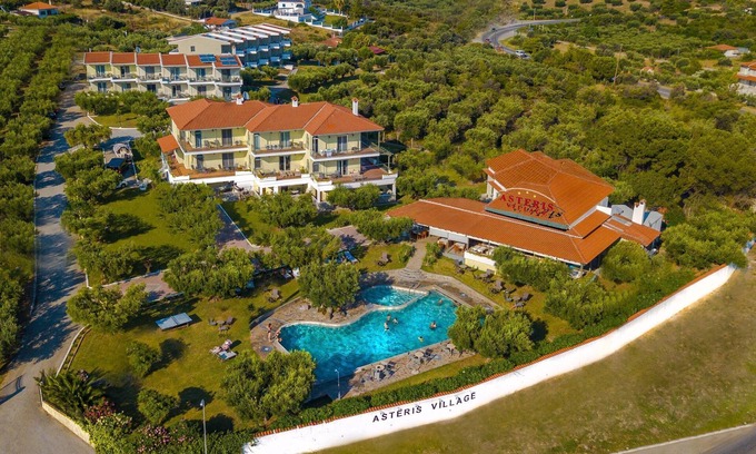Gerakini Apartamento | Estudio con piscina comunitaria en Gerakini