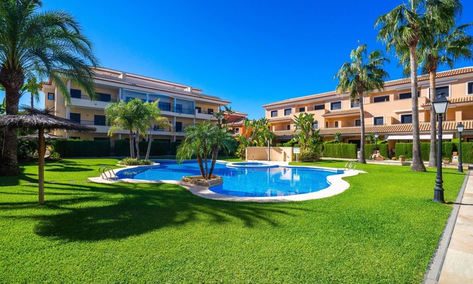 Platja de l'Arenal Apartamento | Apartamento con piscina comunitaria en Javea, en la Costa Blanca, España para 6 personas