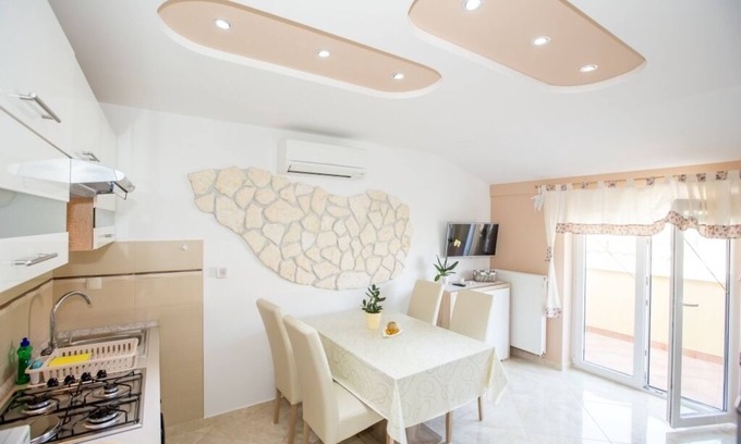 Lopar Apartamento | Apartamento en Lopar con Balcón, Acondicionador, WIFI, Lavadora (73-5)