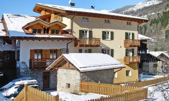 Pellizzano Apartamento | Apartamento en Pelizzano con sauna de pago