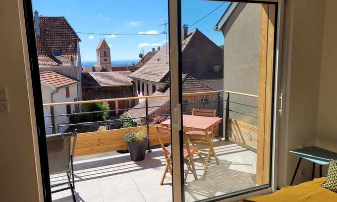 Wattwiller Apartamento | Apartment in the heart of the Village with terrace