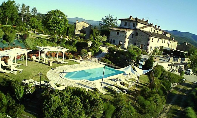 Anghiari Apartamento | Apartamento en el corazón de una hermosa propiedad en la campiña toscana.