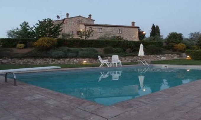 Castellina in Chianti Casa | Apartamento con piscina en el pueblo en Chainti