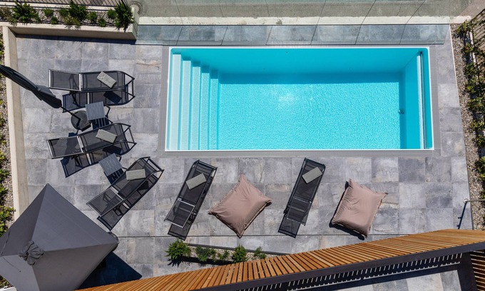 Parcines Apartamento | Apartamento 'Köfele Lodge Agnes' con vistas a la montaña, piscina compartida y Wi-Fi