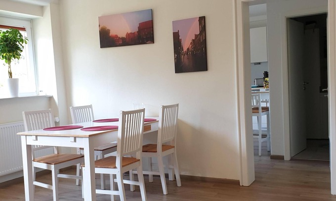 Kreideberg Apartamento | Apartamento Lüneburg / Kreideberg, reformado, con mobiliario moderno.