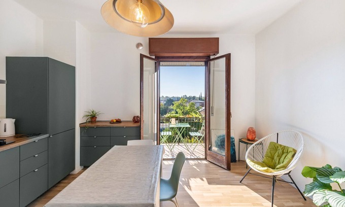 San Zeno Apartamento | Apartamento 'La Casetta' con balcón y aire acondicionado