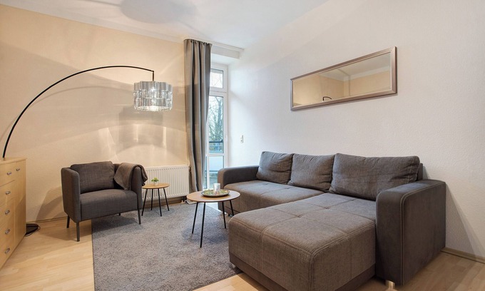 Muritz Apartamento | Apartamento 'Landgraf 11' con jardín compartido, balcón y Wi-Fi