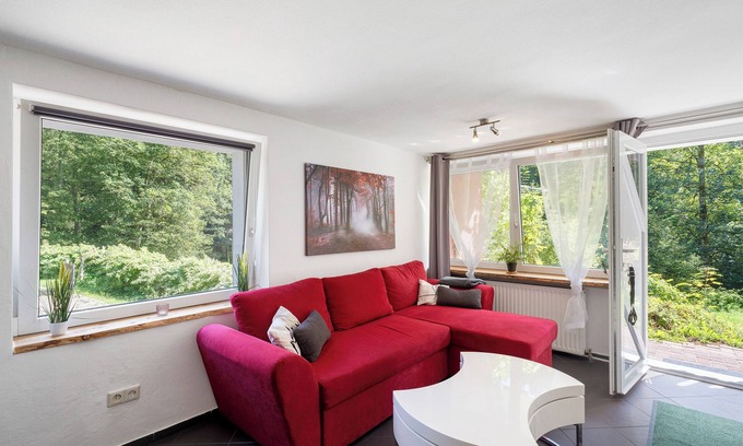 Freudenstadt Apartamento | Apartamento 'Langenwaldsee' con terraza privada, jardín compartido y Wi-Fi