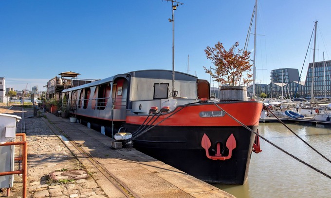 Bassins a Flot Apartamento | Apartamento 'Le Carre Du Marinier' con vistas al lago, terraza compartida y Wi-Fi