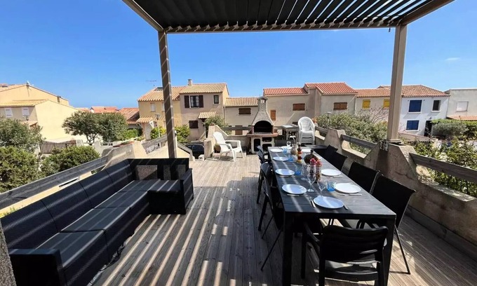 Saint-Pierre-la-Mer Villa | Ferienwohnung Les Pliviers
