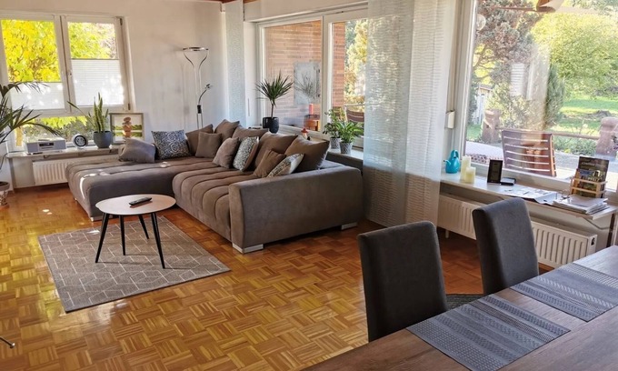 Fischbach bei Dahn Apartamento | Apartamento 'Löwenstein' con vistas a la montaña, terraza privada y Wi-Fi