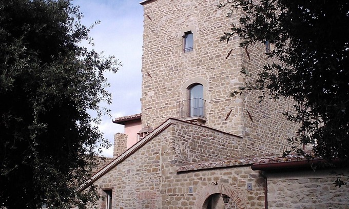 San Feliciano Otro | Apartamento situado en el Baglioni-Pompili Rocca del siglo XIV.