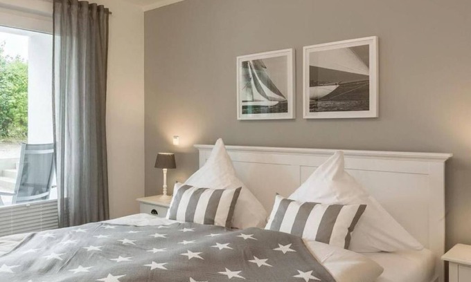 Trappenkamp Apartamento | Apartamento 'Michaelas Huus- Zwischen Den Meeren' con terraza privada y Wi-Fi