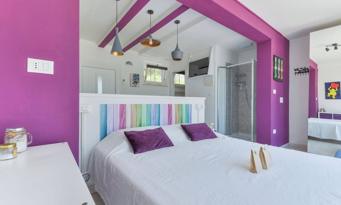 Lacona Apartamento | Appartamento Mirtillo con espacios exteriores y Wi-Fi