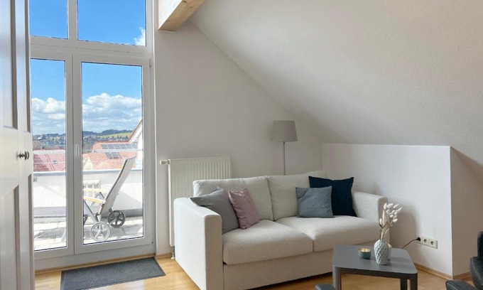 Wangen im Allgaeu Casa | Apartment mit Dachterrasse & Sauna
