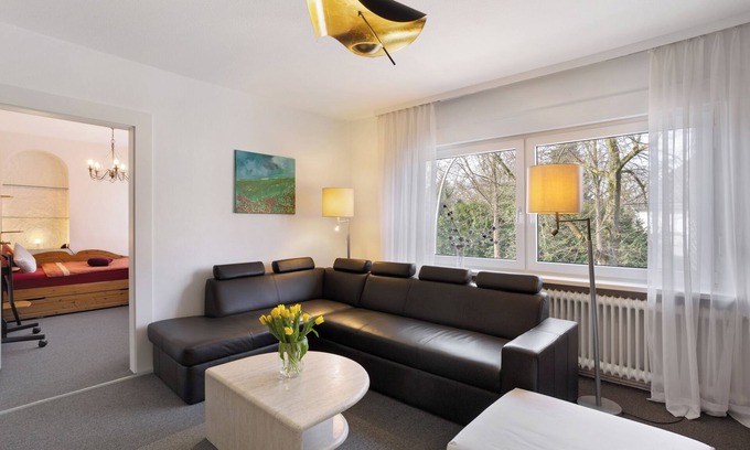 Rheda Apartamento | Apartamento 'Mit 100qm' con terraza compartida, jardín compartido y Wi-Fi