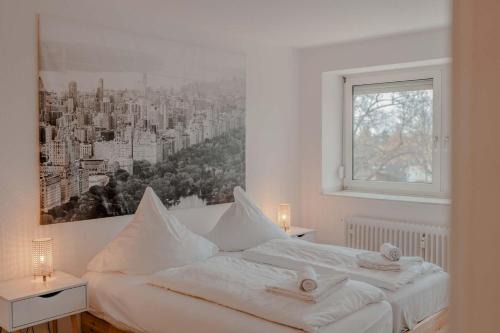 Vogelsang Apartamento | Apartment mit Küche, Arbeitsplatz und XXL Sofa