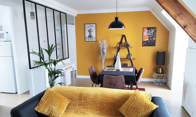 Coutances Apartamento | Apartamento-Moderno-Baño en la habitacion-Vista a la Ciudad
