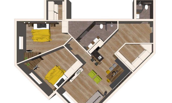 Kaltenbach Apartamento | Montaña Apartamento Deluxe - Hotel **** AlpTirol