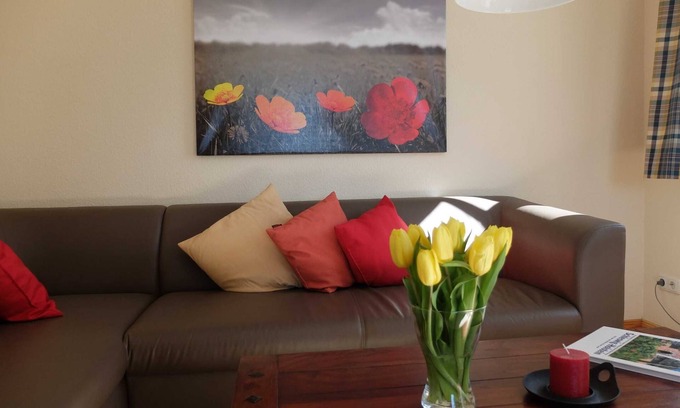 Stenderup Apartamento | Apartamento con bonitas vistas - Ferienhof Börsby - Apartment Schöne Aussicht
