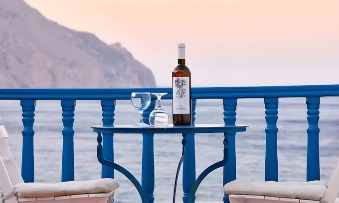 Diafani Apartamento | Apartamento 'No 1' con vistas al mar, Wi-Fi y aire acondicionado