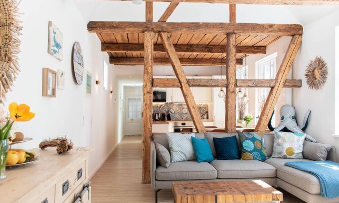 Travemuende Apartamento | Apartment Nordic Nature Loft in Travemünde directly in the Vorderreihe incl. private sauna