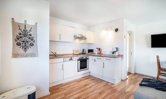 Brunsbuttel Apartamento | Apartamento 'Nordsee' con balcón y Wi-Fi