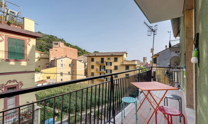 Borgo Antico Apartamento | Apartamento 'Nuovissimo Ca Du Drea' con balcón, Wi-Fi y aire acondicionado