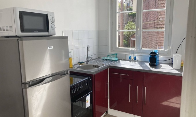 Dieppe Apartamento | Apartamento de 52 m2 cerca de la playa.