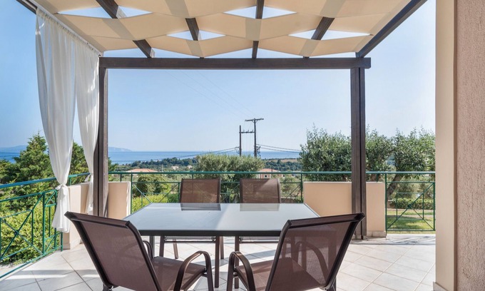 Leivathos Apartamento | Apartamento 'Olivia' con vistas al mar, Wi-Fi y aire acondicionado