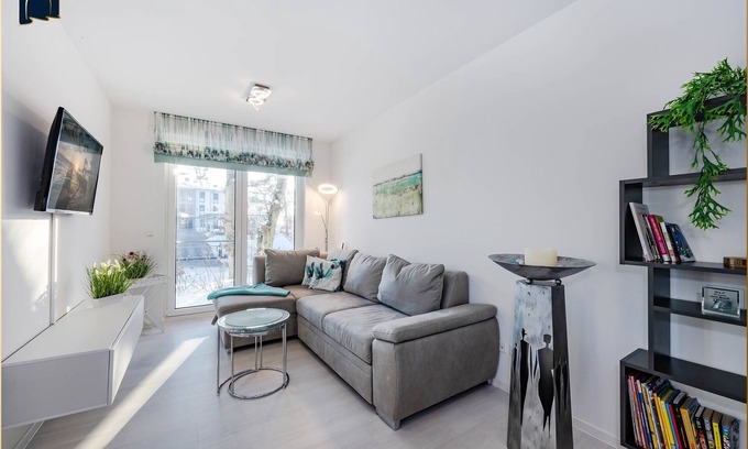 Zirchow Apartamento | Apartment on the Szczecin Lagoon, with terrace, sauna and leisure area