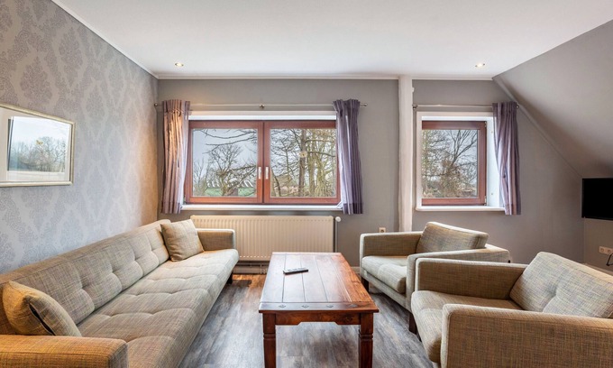 Kronsgaard Apartamento | Apartamento 'Ostseeblick Fewo 3' con balcón y Wi-Fi